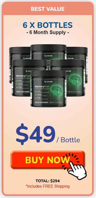 MemoryFuel 6 Bottle Price
